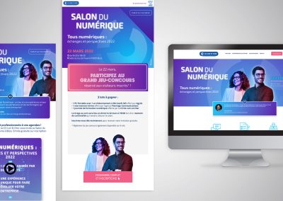 Mockup web - Salon du numÃ©rique, CCI 41 Loir-et-Cher
