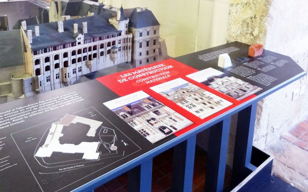 Signalétiques d’expositions Château Royal de Blois
