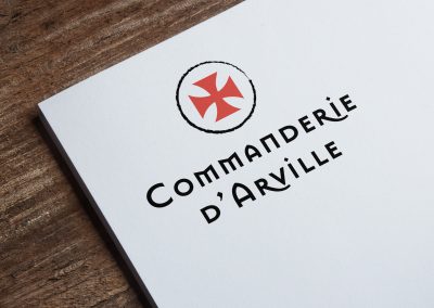 Nouvelle identité graphique de la Commanderie d’Arville