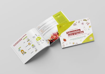 Catalogue guide alimentation saine et durable personnalisé - Pays des Châteaux