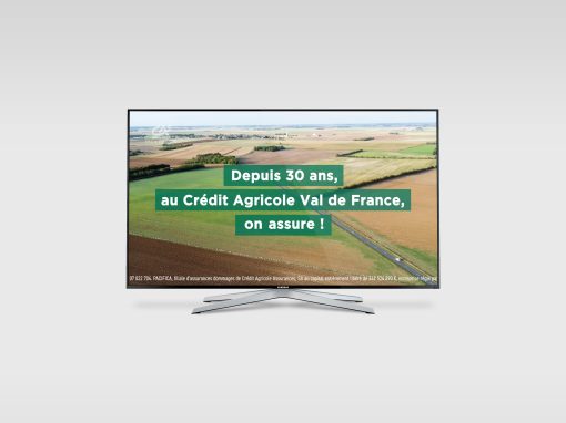 Spot publicitaire TV Crédit Agricole Val de France